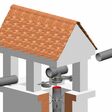 Mündungs-Set ATEC Schornsteinkopf Sanierung Denkmalschutz überdacht