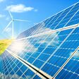 Photovoltaik PV Freifläche Natur Sonnenenergie Energiewende Solaranlage paneele
