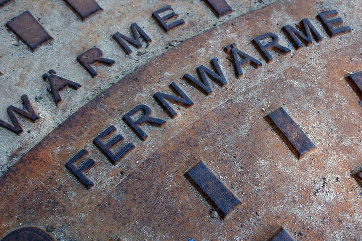 Raumheizung gewonnen aus Fernwärme