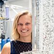 Nadine Matzke (HZDR) bearbeitet im Helmholtz Innovation Lab CLEWATEC das Thema Wasseraufbereitung durch Ozonierung.