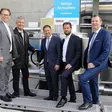 EWW; Wolfgang Nöstlinger, Vorstandsdirektor eww ag Werner Steinecker, Generaldirektor Energie AG Bürgermeister Andreas Rabl, Vorsitzender des Aufsichtsrates der eww ag Florian Niedersüß, Vorstandssprecher eww ag Stefan Stallinger, Technikvorstand Energie AG