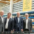 (v.l.n.r.) Johann Seitinger (Steirischer Landesrat für Land- und Forstwirtschaft), Peter Daniell Porsche (Mehrheitseigentümer KWB), Christian Rakos (Präsident der World Bioenergy Association) und Helmut Matschnig (Geschäftsführer KWB)