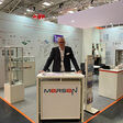 Auf der Intersolar in München stellte Elektrikspezialist Mersen seine Sicherheitssysteme für Photovoltaik-Anlagen vor
