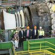 Foto-Medientermin & Lokalaugenschein beim Kraftwerk Donaustadt: weltweit erster Wasserstoff-Betriebsversuch in Wiener Gasturbine; © Wien Energie/FOTObyHOFER/Christian Hofer, 06.07.22
