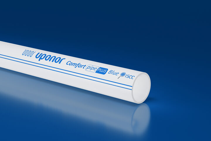 Neue biobasierte PEX Pipes Blue von Uponor.