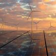 solar, energy, turbine, clean, wind, power, concept, nature, background, sky, panel, sunset, modern, blue, technology, sun, environment, industry, ecology, electricity, alternative, renewable, photovoltaic, green, plant, sunlight, environmental, ecological, equipment, future, electrical, station, light, industrial, protection, climate, system, eco, generation