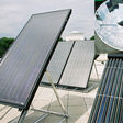 Solarwaerme ist vielseitig verwendbar; solardusche, solarkocher, warmwasser, prozesswärme, heizung