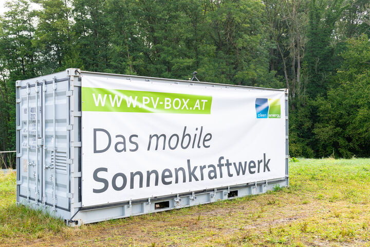 CLEEN PV Box - Photovoltaik Container im geschlossenen Zustand