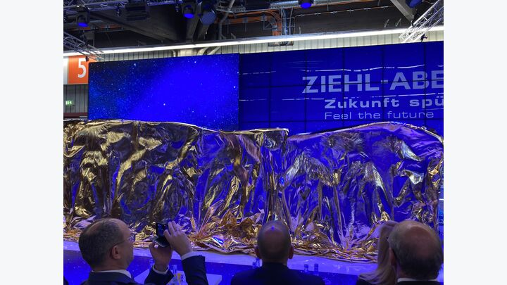 Ziehl-Abegg Produktpräsentation auf der Chillventa 22 HLK/K. Lutz