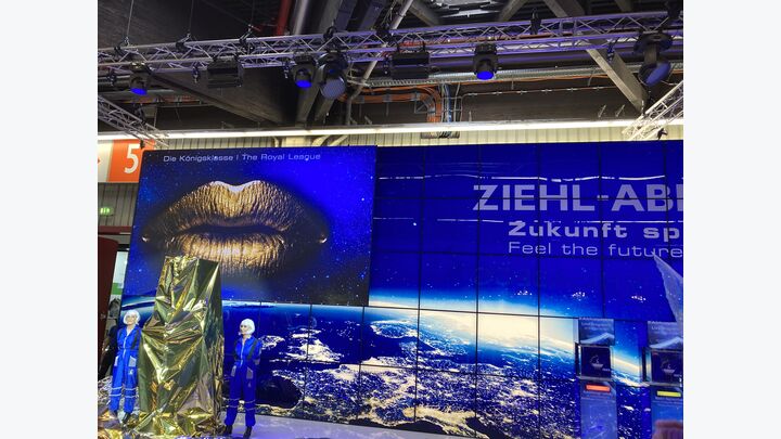 Ziehl-Abegg Produktpräsentation auf der Chillventa 22 HLK/K. Lutz