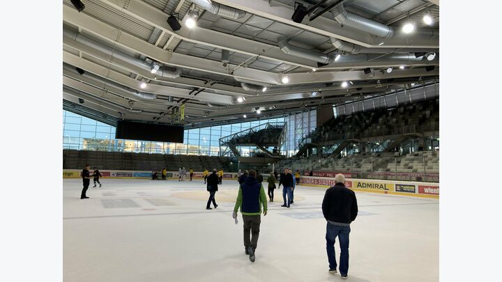 Wiener Kältestammtisch Besichtigung Eishalle der Vienna Capitals HLK/K.Lutz