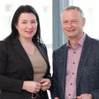 Wirtschaftsforscherin Dr.in Anna Kleissner, Geschäftsführerin der Econmove GmbH und Ing. Mst. Manfred Denk, MBA, Bundesinnungsmeister der Sanitär-, Heizungs- und Lüftungstechniker.