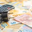 Electric plug, calculator and euro money. Concept of the increasing electricity prices.
