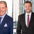 BDR Thermea in Deutschland, Heinz-Werner Schmidt (li.), Christian Sieg (rechts), neuer Geschäftsführer von BDR Thermea in Deutschland