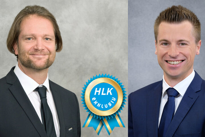 (v.l.) Kurt Kerschbaummair, GF Ziehl-Abegg Österreich, und Hr. Michael Kraus, Produktmanager Axialventilatoren bei Ziehl-Abegg Abegg