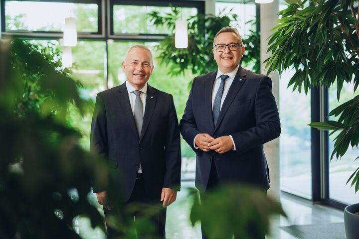 Energie Steiermark Vorstands-Duo Christian Purrer (li.) und Martin Graf
