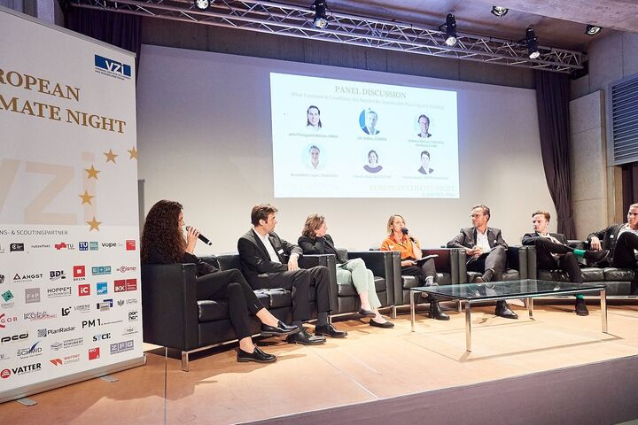 Podiumsdiskussion bei der European Climate Night