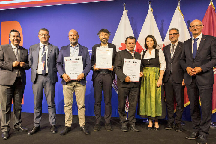 Euregio Innovationspreis 2023 Verleihung in Alpbach mit Siegern und Landeshauptleuten