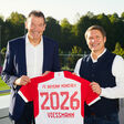 Andreas Jung, CMO des FC Bayern und Thomas Heim, CEO Viessmann Climate Solutions,