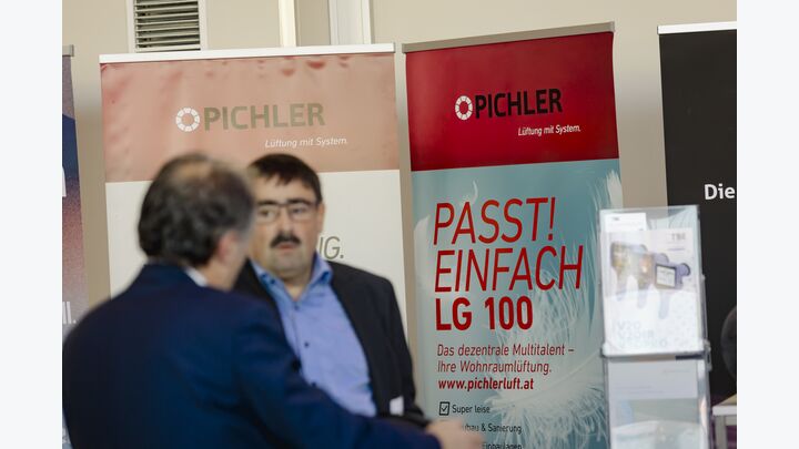 Aussteller Stand Rede
