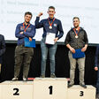 Staatsmeisterschaft der Installations- und Gebäudetechniker (v.l.): Sektionschef Mag. Georg Konetzky/ BMAW, Johannes Gstrein (Platz 3), René Steinkellner (Platz 1), Jonas Widmann (Platz 2), Herbert Gabauer/Experte.