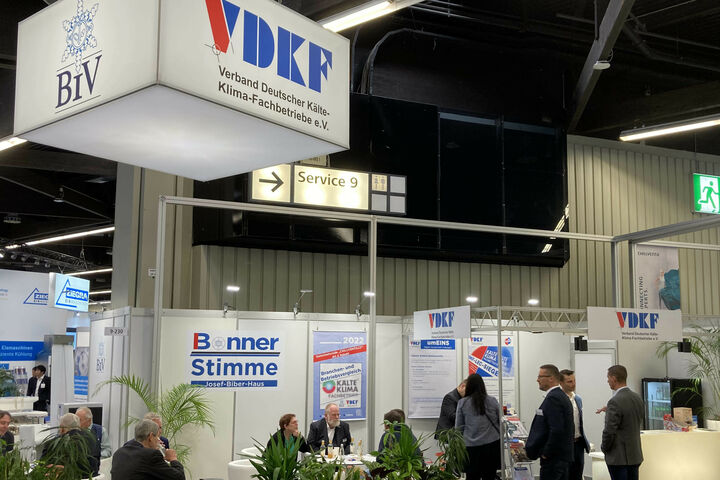 VDKF Messestand auf der Chillventa 2022