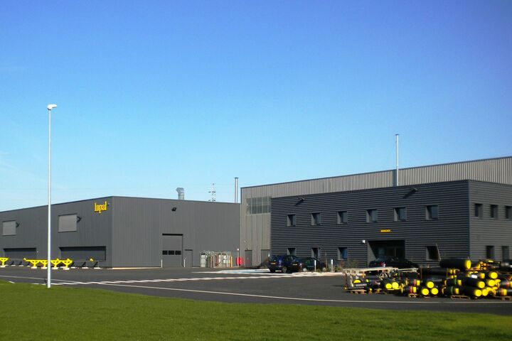 Fernwärmerohr-Produktion INPAL Energie in Creutzwald/ F