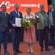 40er Geburtstagsfeier von Hargassner in Weng, wo dem Gründer-Ehepaar Hargassner das Goldene Verdienstzeichen des Landes Oberösterreich verliehen wurde.