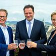 Wolfgang Nöstlinger, Wasserminister Norbert Totschnig, Sandra Akranidis-Knotzer