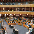 Blick ins Plenum des Nationalrates im österreichischen Parlament