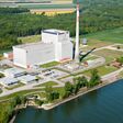 Zwentendorf. Atomkraftwerk. Luftaufnahme vom Areal des geplanten Atomkraftwerkes.