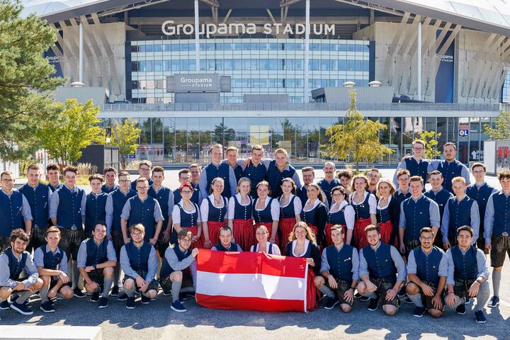 Die erfolgreichen österreichischen WorldSkills 2024-Teilnehmer (m/w) in Lyon/ F