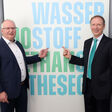 Manfred Pachernegg und Stefan Wagenhofer, beide von der ÖVGW