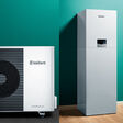 Außen- und die Innen-Einheit der neuen Split-Wärmepumpe aroTHERM Split plus von Vaillant