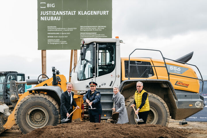 Spatenstich der Justizanstalt Klagenfurt