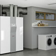 Luft-Wärme-Zentrale LWZ 8 CS vereint Heizung, Lüftung, Kühlung, Warmwasserbereitung in einem Gerät
