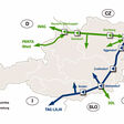 Gastransportleitungen in Österreich