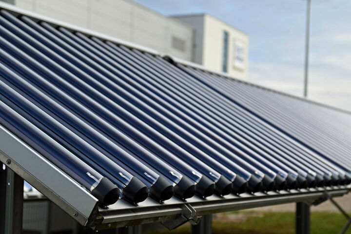 Solarthermie Großkollektor