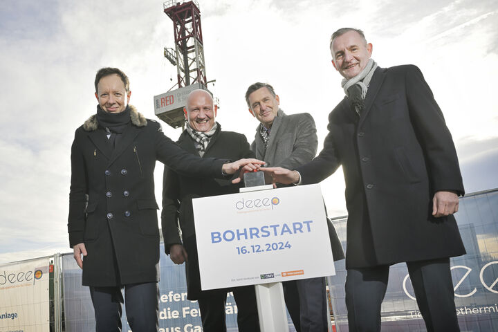 Bohrstart am 16. Dezember 2024 in Wien Aspern
