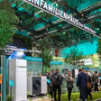 Messestand auf der Fachmesse ISH in Frankfurt, Weltleitmesse für Wasser, Wärme und Luft