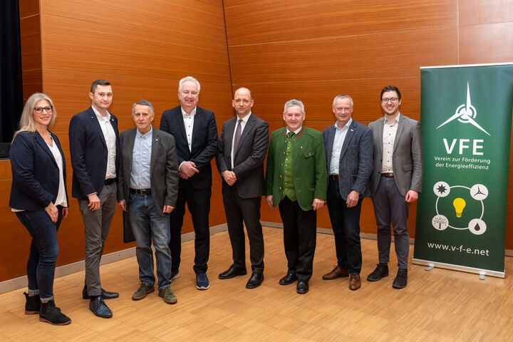 Organisatoren und Redner der V-F-E Veranstaltung von Gustav Gründler in Lannach