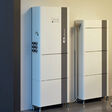 All-in-One-Batteriespeicher-System von Ubbink in einer Garage