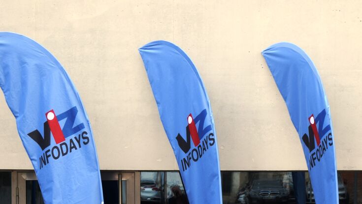 Flaggen der VIZ-Infodays