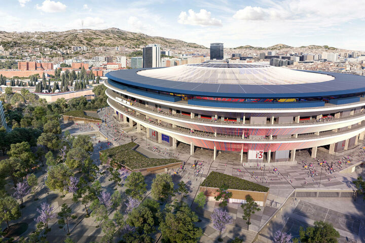 Sportkomplex Espai Barça mit Spotify Camp Nou des FC Barcelona
