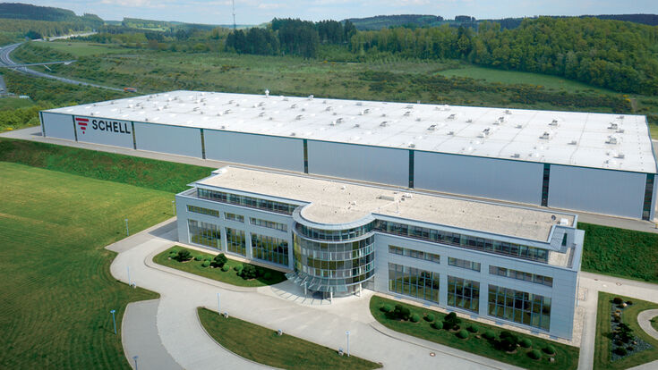 © Schell GmbH & Co. KG Blick auf das Werk(sgelände) von Schell