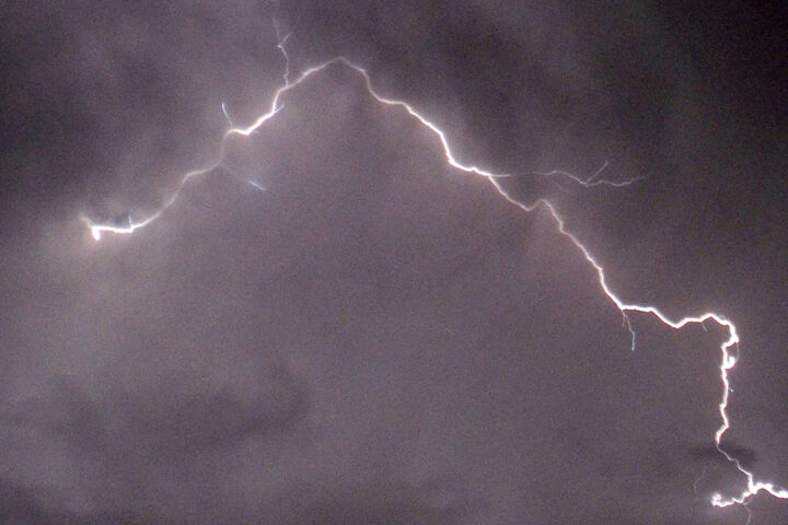 Blitz in Zwettl im August 2022