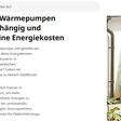 Ikea Homepage in Deutschland mit Wärmepumpen-Angebot
