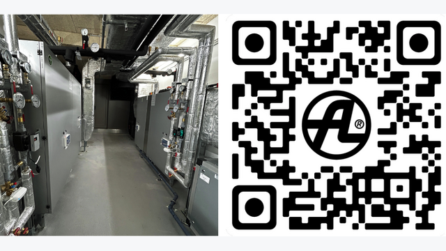ATREA  hochmoderne Lüftungsgeräte mit Wärmerückgewinnung, QR-Code