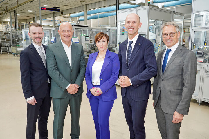 Im Bild v.l.n.r._Severin Gruber, Valter Taranzano, Katia Drusian, Willibald Ehrenhoefer, Rene Tritscher