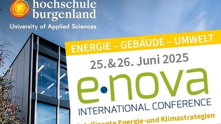 Ankündigung Fachkonferenz e-nova 2025 in Pinkafeld/ Bgld. am 25. + 26. Juni 2025